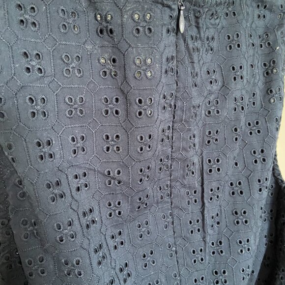 Banana Republic eyelet navy dress - Picture 3 of 4